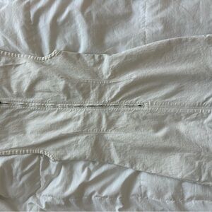 Abercrombie & Fitch White Mini Dress with Back Zip